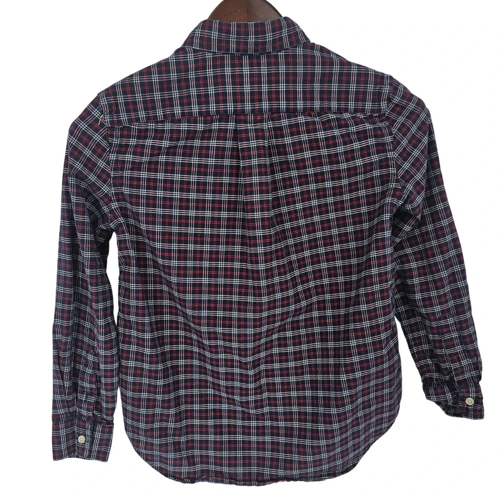 Ralph Lauren Kids Tartan Plaid Button Down Shirt Size M 10 12  Long Sleeve‎